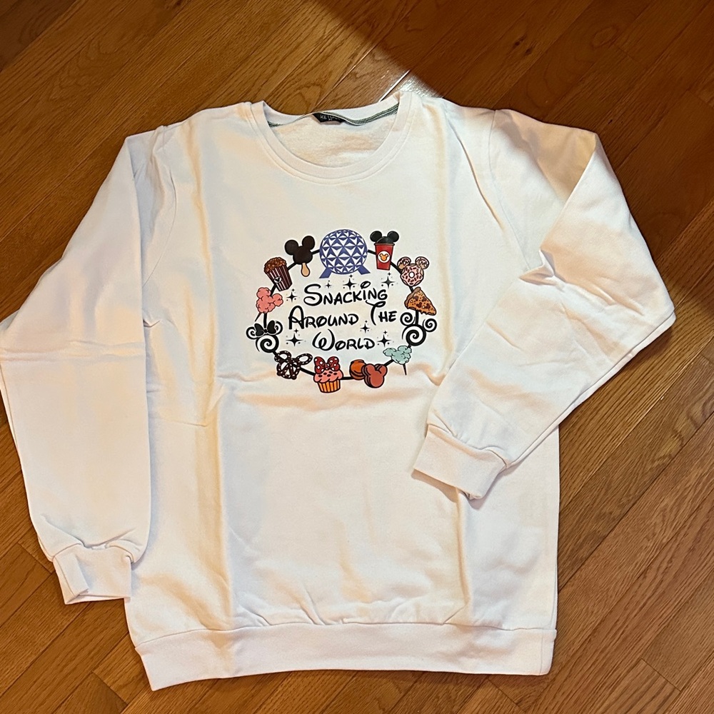 Disney snacking around the world White Sweatshirt